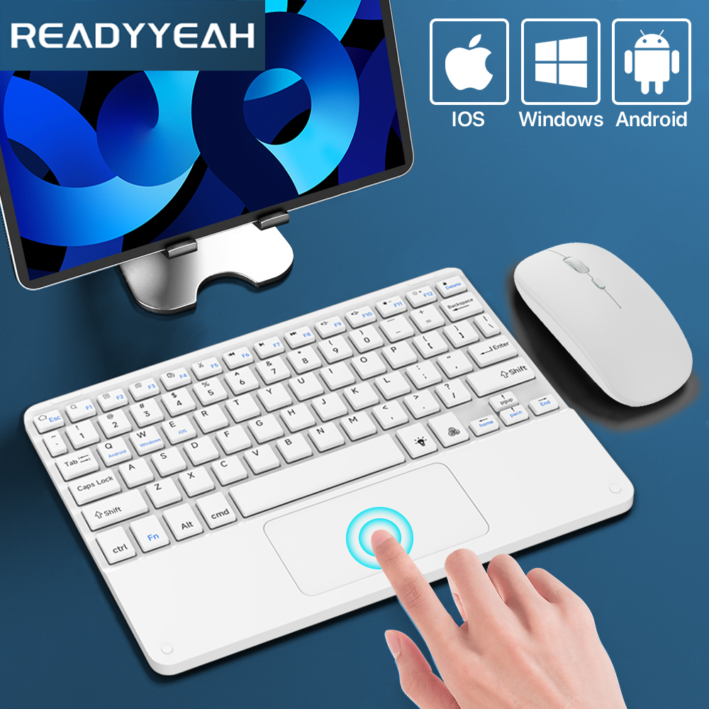 Gaming Keyboard Wireless - Touchpad Wireless Keyboard and Mouse Bluetooth