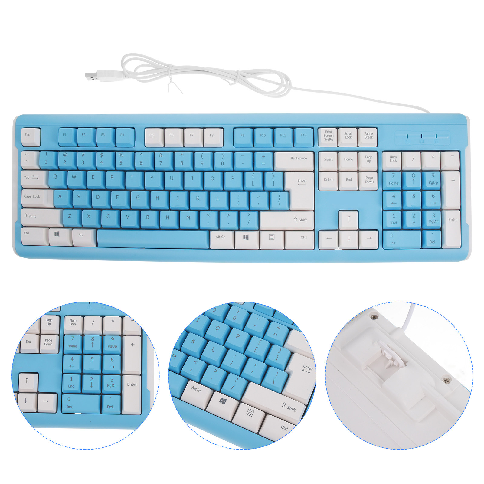 Gaming Keyboard Number Pad - USB Wired Gaming Keyboard ABS High