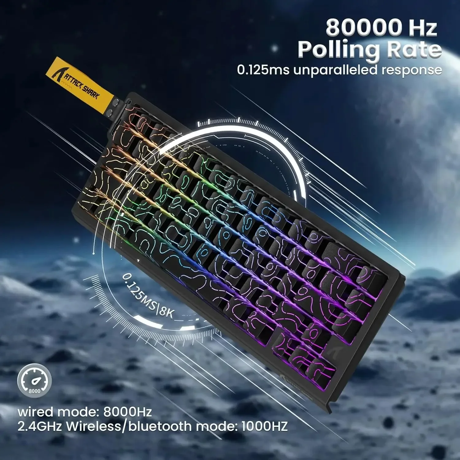 Attack Shark X68PRO HE Wireles - Keyboard Gaming Mac 评论和价格