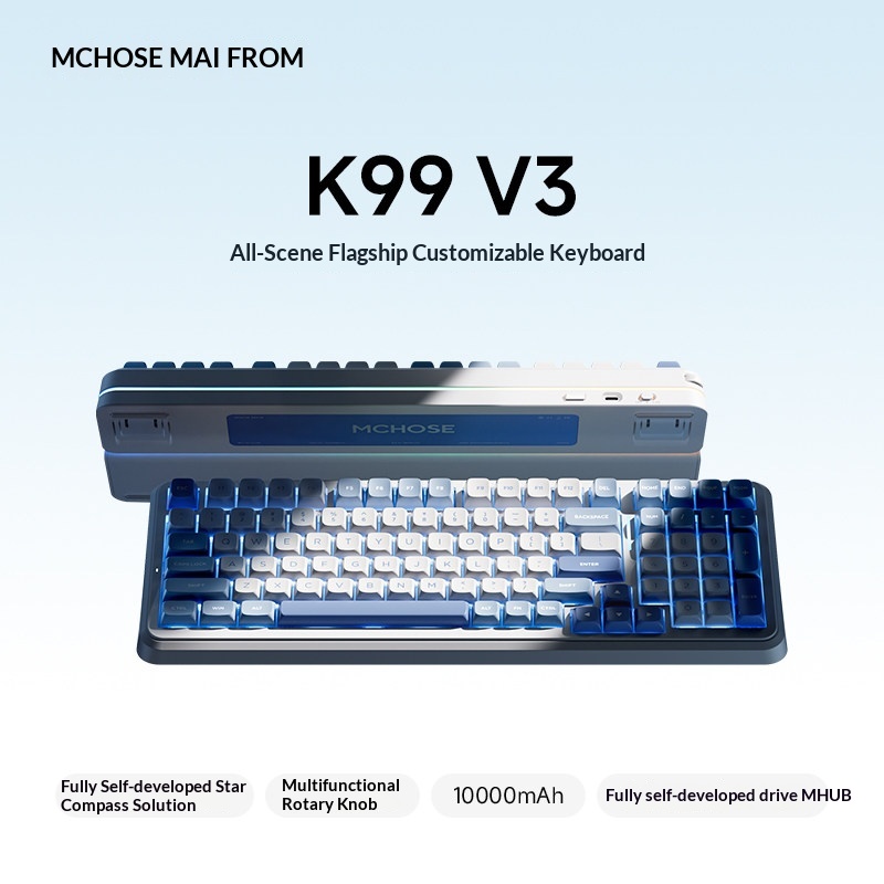 MCHOSE K99 V3 Customizable Mec - Gaming Keyboard Wireless 评论和价格
