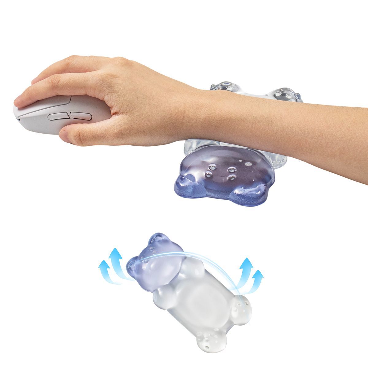 Cute Bear Shape Wrist Rest Tra - Gaming Keyboard Number Pad 评论和价格