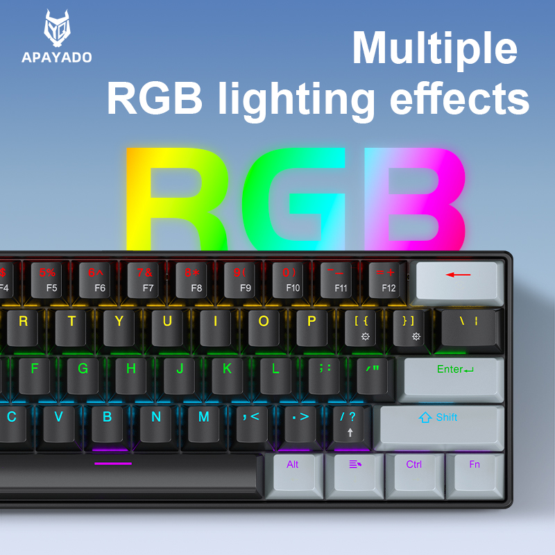 APAYADO K61 Mini Mechanical Ke - Gaming Keyboard Mouse And Headset Combo 评论和价格