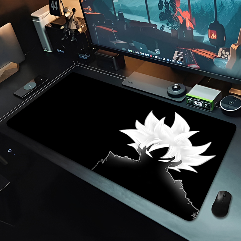 DBZ Black Anime Mouse Pad Drag - Keyboard Gaming Black 评论和价格