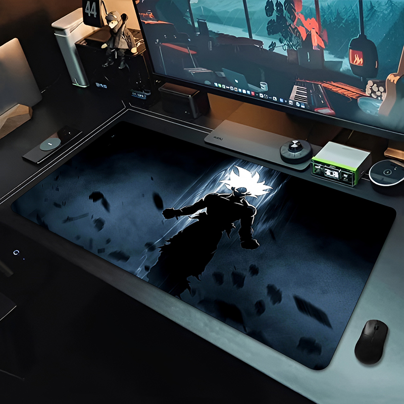DBZ Black Anime Mouse Pad Drag - Keyboard Gaming Black 评论和价格