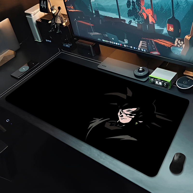 DBZ Black Anime Mouse Pad Drag - Keyboard Gaming Black 评论和价格