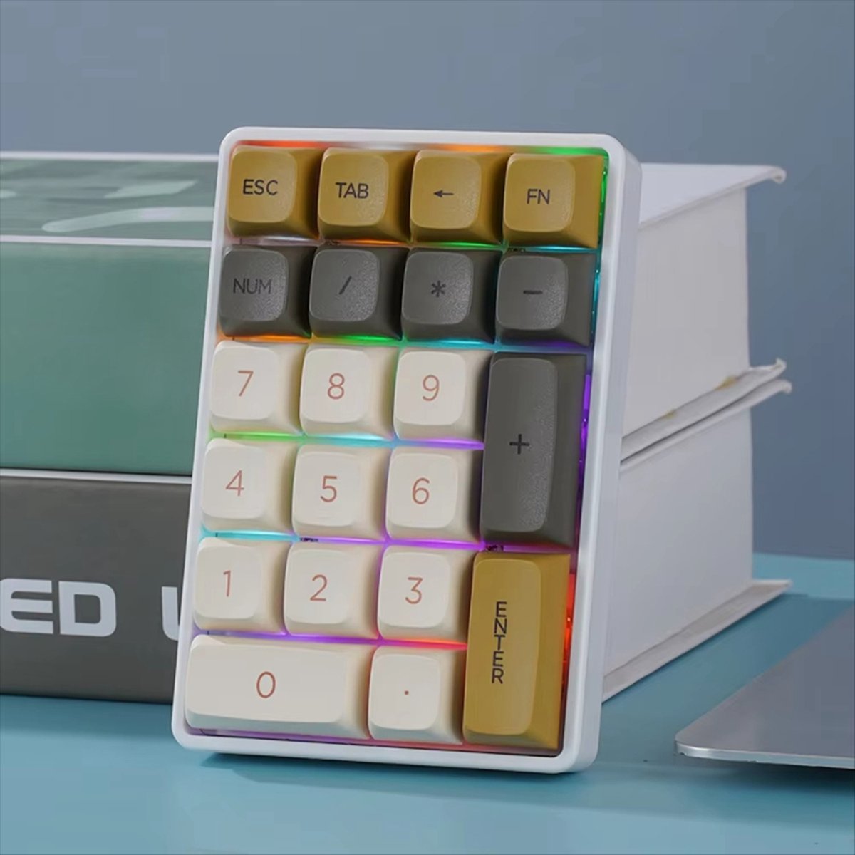 N86R 21Keys Mini Keyboard 2.4G - Gaming Keyboard Number Pad 评论和价格