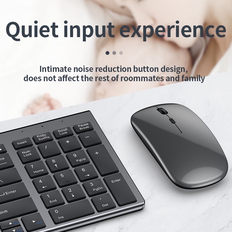 Jomaa Slim Rechargeable Blueto - Gaming Keyboard Mouse And Headset Combo 评论和价格