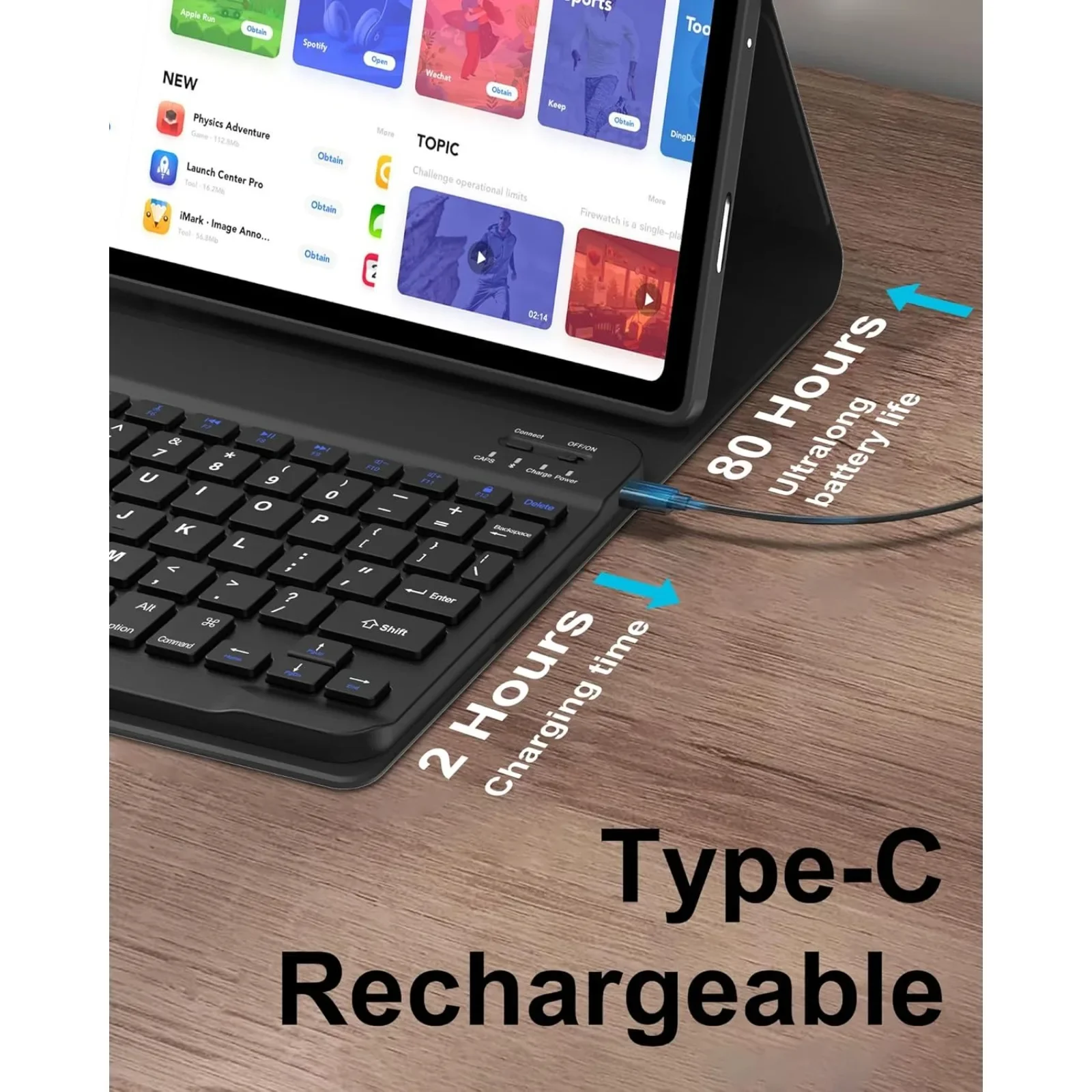 Keyboard Case for Honor Pad 10 - Gaming Keyboard Wireless 评论和价格