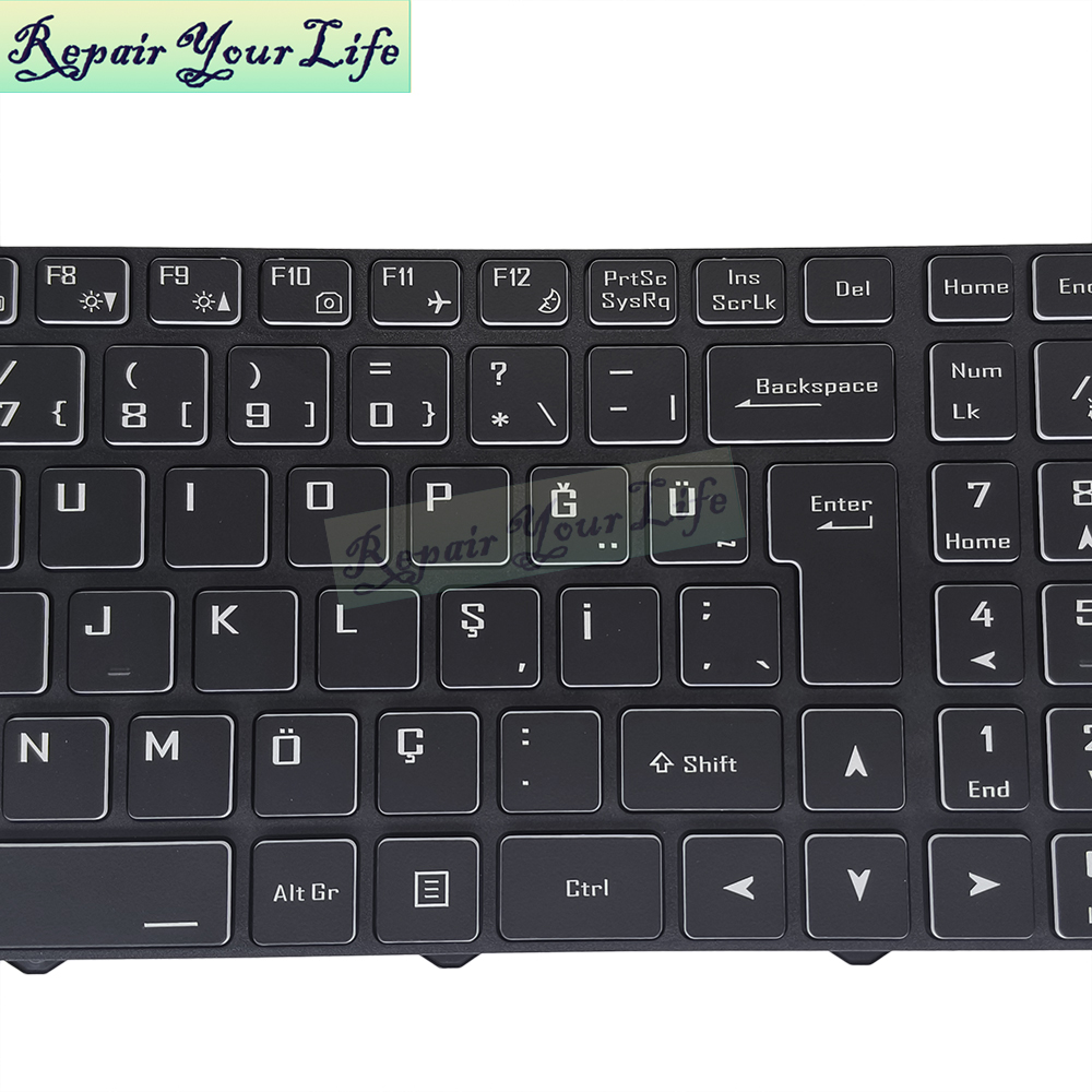 UK Turkish Spanish Backlit Key - Gaming Keyboard Hp 评论和价格