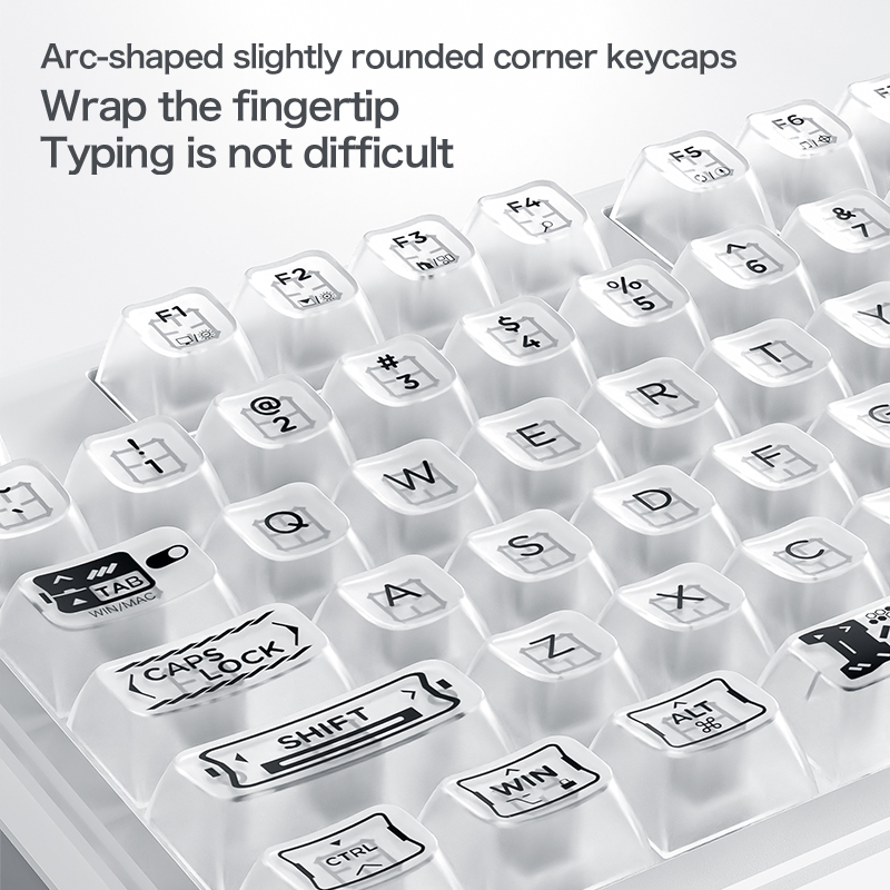 98% Compact Layout Wired RGB S - Keyboard Gaming Transparent 评论和价格