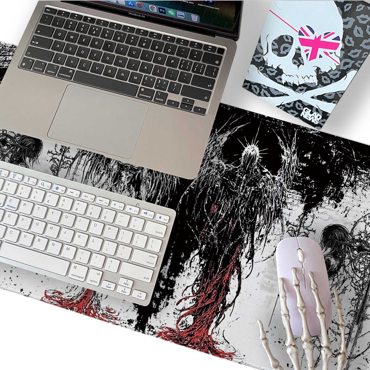 Dark Angel Art Design Large Si - Keyboard Gaming Black 评论和价格