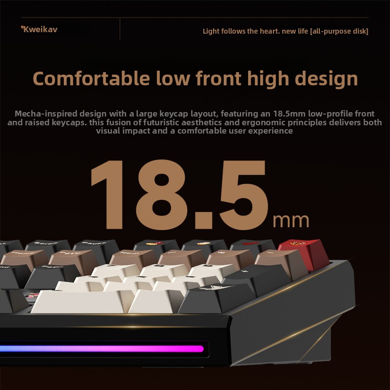 WEIKAV NUT108 Mechanical Keybo - Gaming Keyboard Wireless 评论和价格