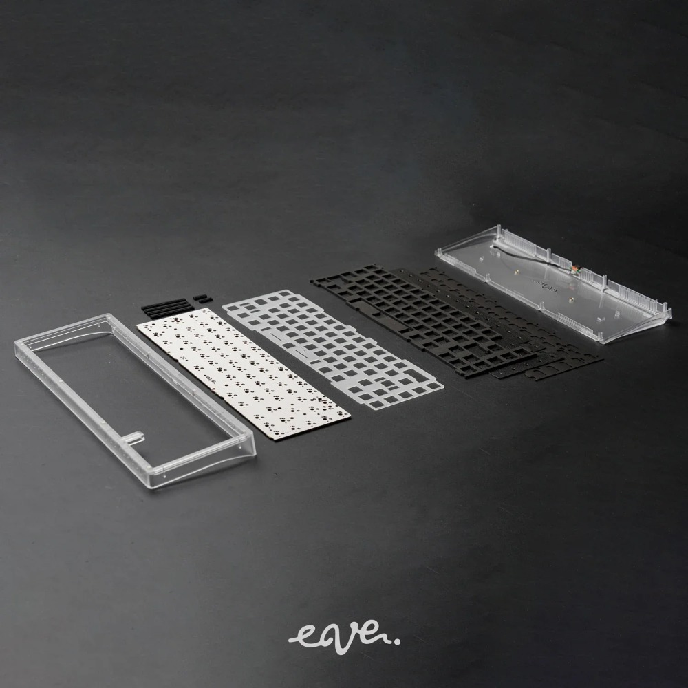 Swagkeys EAVE65 Mechanical Key - Keyboard Gaming Transparent 评论和价格