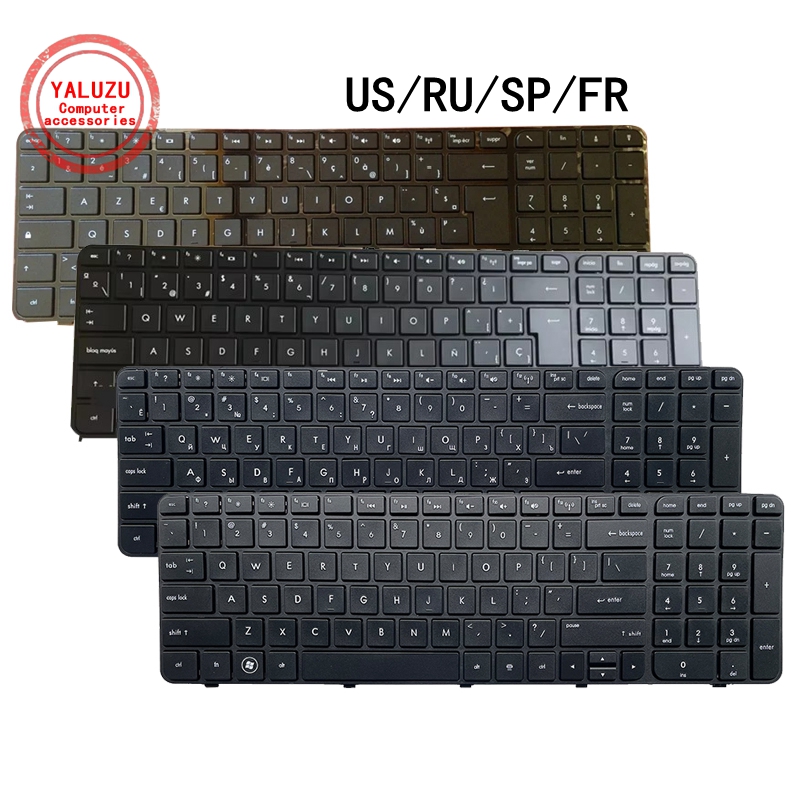 US/RU/SP/FR English/Russian/Sp - Gaming Keyboard Hp 评论和价格