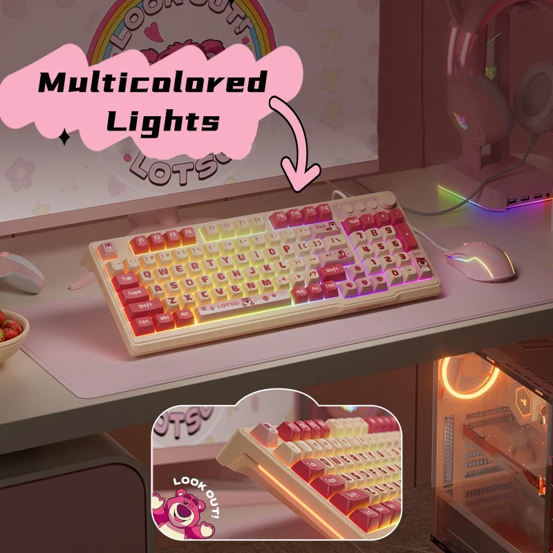 Lotso Keyboard 2.4G Wireless G - Gaming Keyboard And Mouse Set 评论和价格