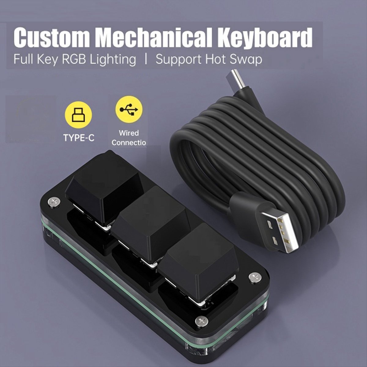 doyou 3 Keys Macro Programming - Gaming Keyboard Mini 评论和价格
