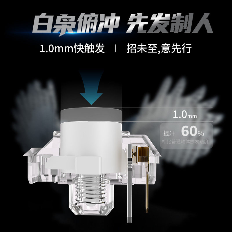 Kailh Choc White Owl Switch Mi - Gaming Keyboard Mini 评论和价格