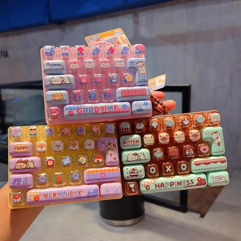 New Online Celebrity cartoon K - Gaming Keyboard Mechanical 评论和价格