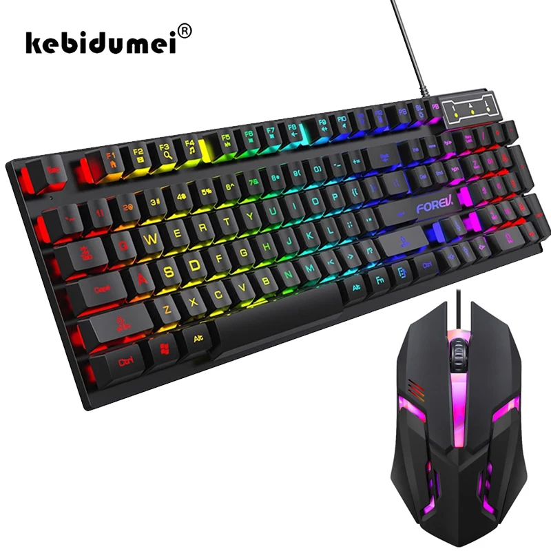 104 Key Backlit Mechanical Key - Gaming Keyboard Mouse And Headset Combo 评论和价格