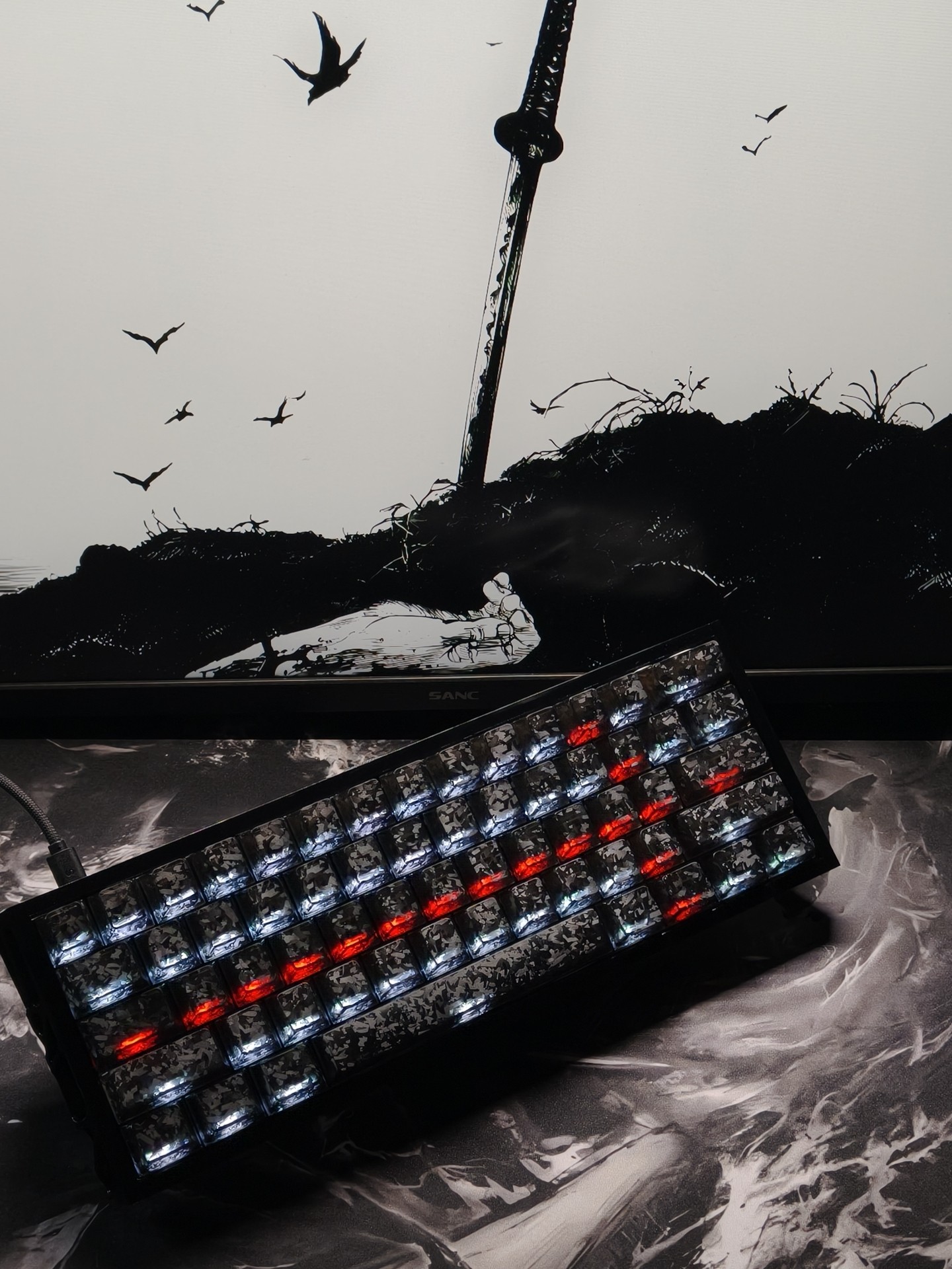 Custom 60% Layout Compact Gami - Gaming Keyboard Number Pad 评论和价格