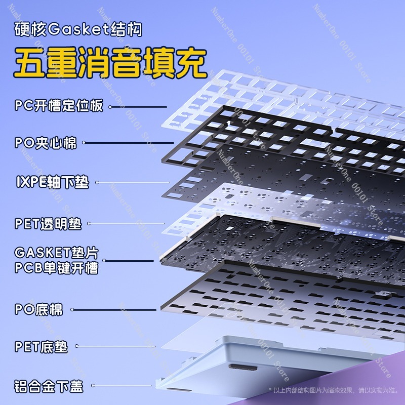 Aluminum Alloy Mechanical Keyb - Gaming Keyboard Wireless 评论和价格