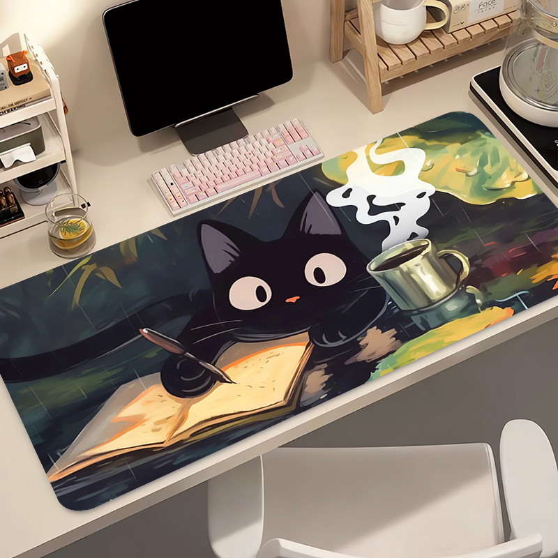 Kawaii Black Cat Silicone Soft - Keyboard Gaming Black 评论和价格