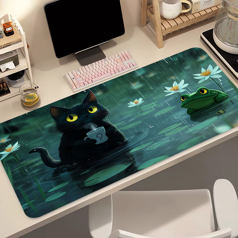 Kawaii Black Cat Silicone Soft - Keyboard Gaming Black 评论和价格