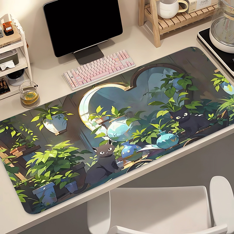 Kawaii Black Cat Silicone Soft - Keyboard Gaming Black 评论和价格