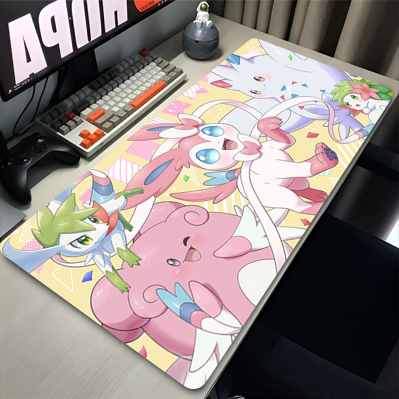 Large Pink Cute Mousepad XXL G - Gaming Keyboard Top 评论和价格