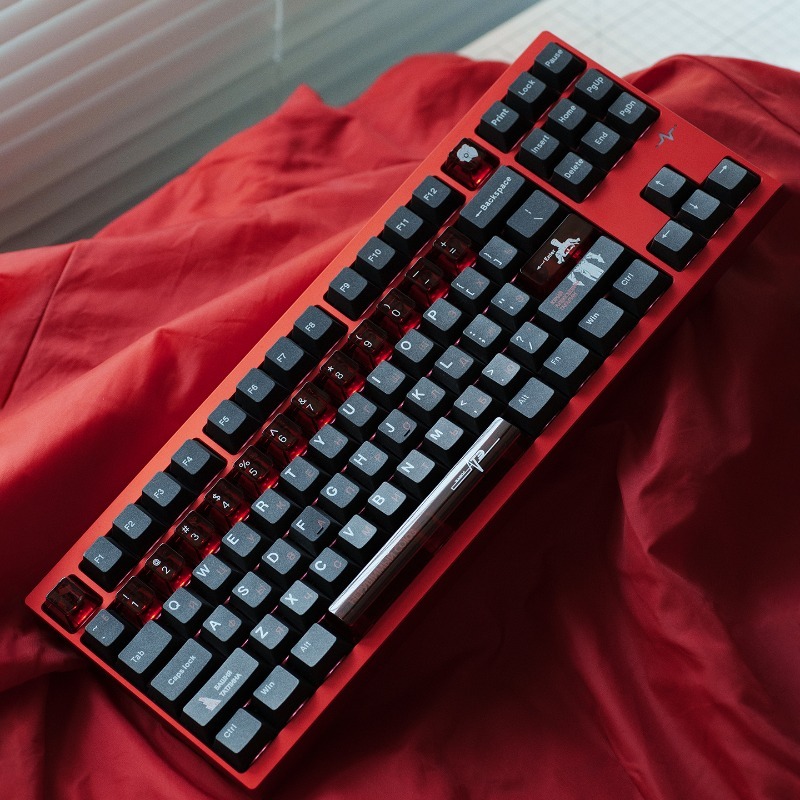 Soviet Black Theme Keycaps Set - Keyboard Gaming Black 评论和价格