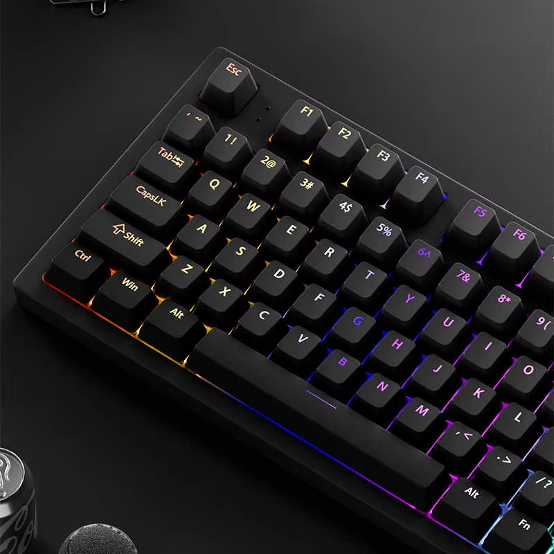 130+ Keys Black Custom Double  - Keyboard Gaming Black 评论和价格